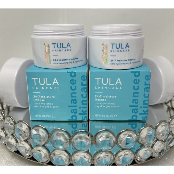 2 NIB-TULA 24/7 Moisture Intense Ultra Hydrating Day & Night Cream 1.48 oz - Picture 2 of 6